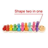 Log Board Matching Math Toy