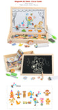 2-in-1 Art Easel with Magnetic Puzzle