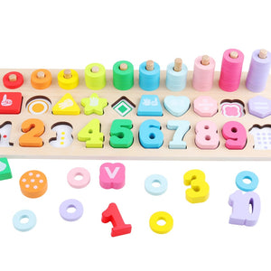 Log Board Matching Math Toy 2