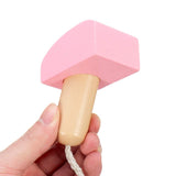 Pink Wooden Cash Register Pretend Play