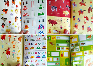 1000 pcs Cartoon Scene Stickers