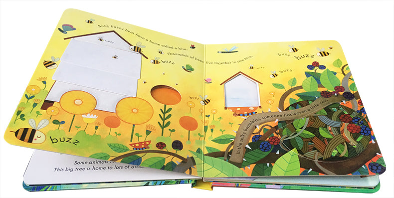 Peep Inside Animal Homes 3D Flap Picture Book