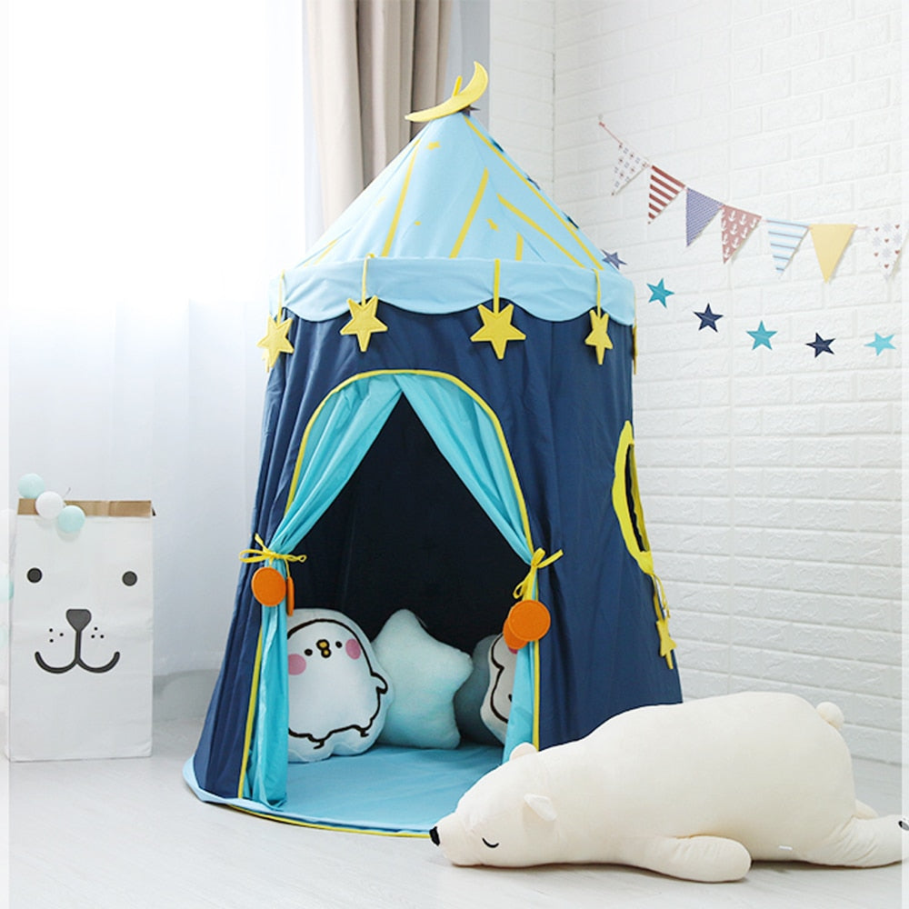 Foldable Pop Up Castle Play Tent