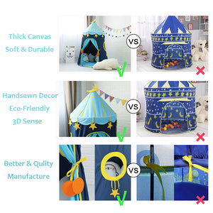 Foldable Pop Up Castle Play Tent