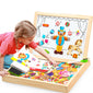 2-in-1 Art Easel with Magnetic Puzzle