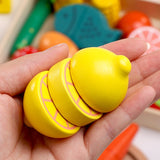 Wooden Kitchen Food Cutting Toys