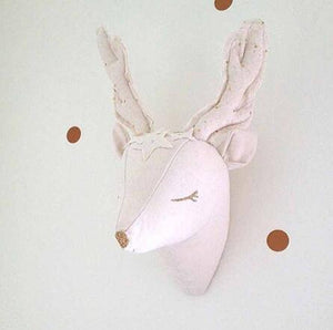 White Deer Plush Hanging Wall Decoration