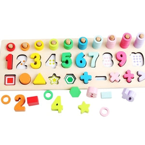 Log Board Matching Math Toy 2