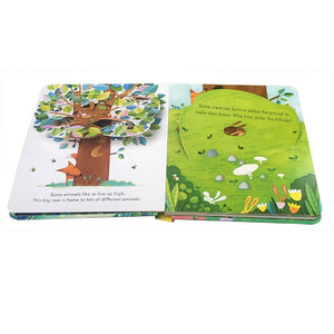 Peep Inside Animal Homes 3D Flap Picture Book