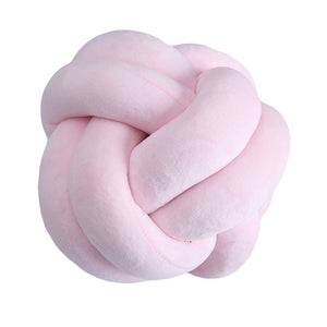 Handmade Knot Plush Pillow