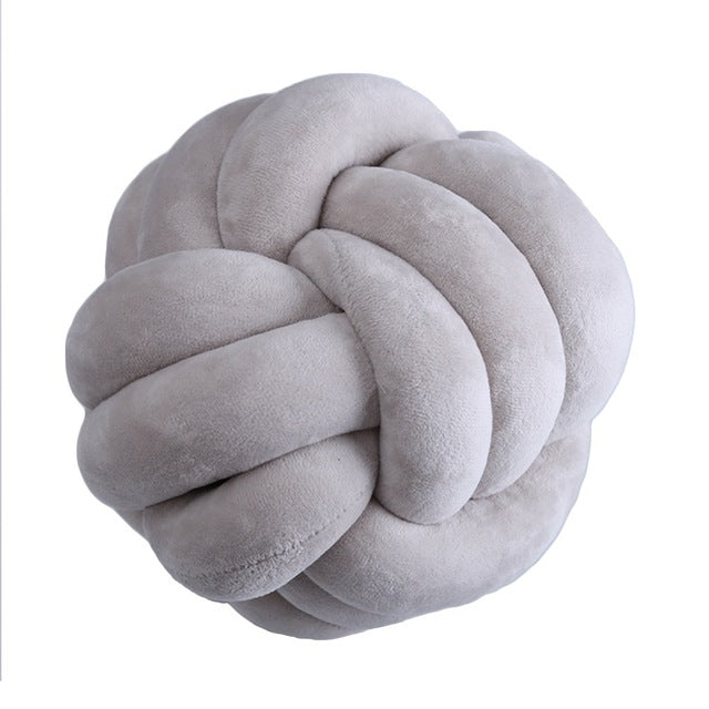 Handmade Knot Plush Pillow