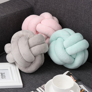 Handmade Knot Plush Pillow