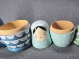 Handmade Russian Nesting Dolls Matryoshka (5-Piece Set)