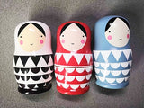 Handmade Russian Nesting Dolls Matryoshka (5-Piece Set)