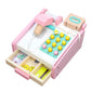 Pink Wooden Cash Register Pretend Play