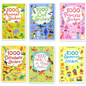1000 pcs Cartoon Scene Stickers