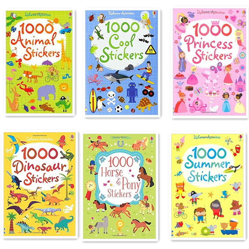 1000 pcs Cartoon Scene Stickers