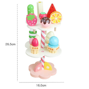 Magnetic Ice Cream Wooden Toy Set