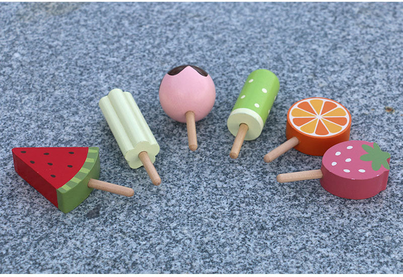 Magnetic Ice Cream Wooden Toy Set