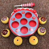Wooden Pretend Play Toy Magnetic Oven