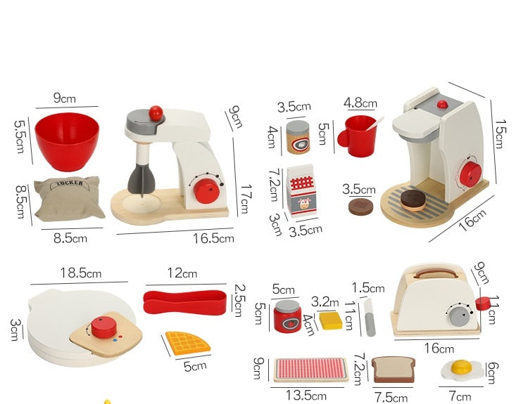 Wooden Coffee Shop Pretend Play Toy